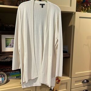 Eileen Fisher NEW cardigan 80% silk, 20% organic cotton